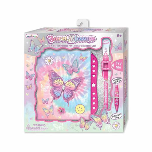 Picture of HOT FOCUS SECRET DIARY BUTTERFLY W/SECRET MESSAGE PEN